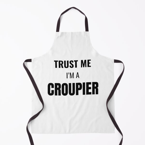 Item preview, Trust Me I'm a Croupier (Black) designed and sold by ShipCrewNation.