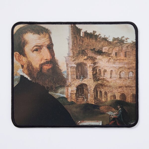 Item preview, Maarten Van Heemskerck's Self portrait Colosseum designed and sold by FineArtShirts.