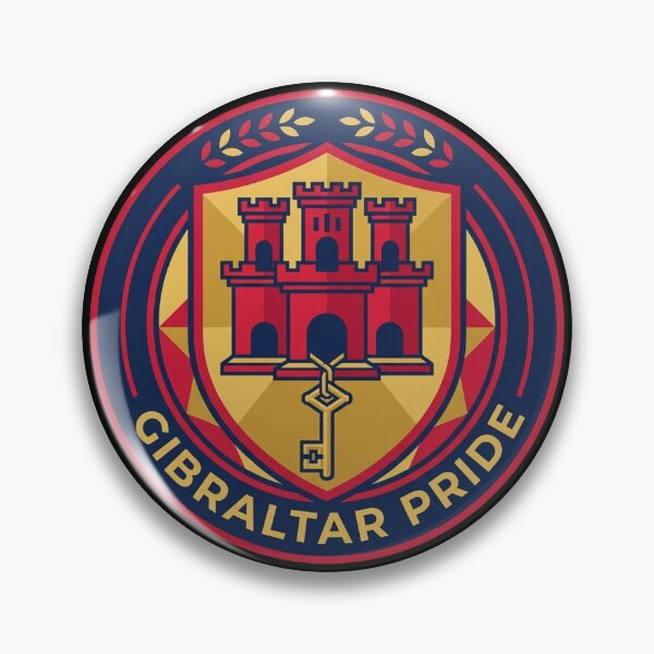 Item preview, Modern Gibraltar Castle Key Heritage Crest designed and sold by DuckOddity.