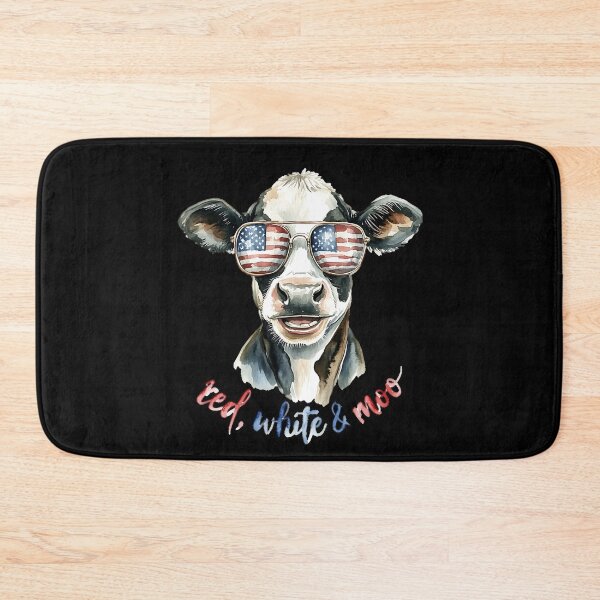 Item preview, Red White and Moo 4th of July designed and sold by Millsoft.