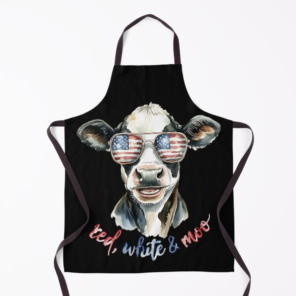 Item preview, Red White and Moo 4th of July designed and sold by Millsoft.