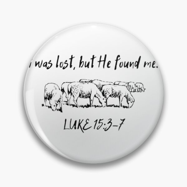 Item preview, Lost Sheep Luke "Found" Scripture designed and sold by TruthAndThreads.