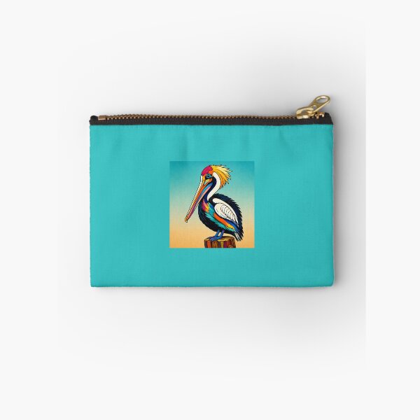 Item preview, Color Splash Pelican, Tropical Coastal Bird Art by Sherry Lynn designed and sold by Sherrylynart.