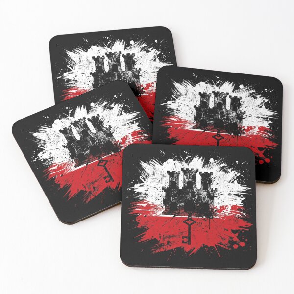 Item preview, Grunge Gibraltar Flag Splatter Paint Art designed and sold by DuckOddity.
