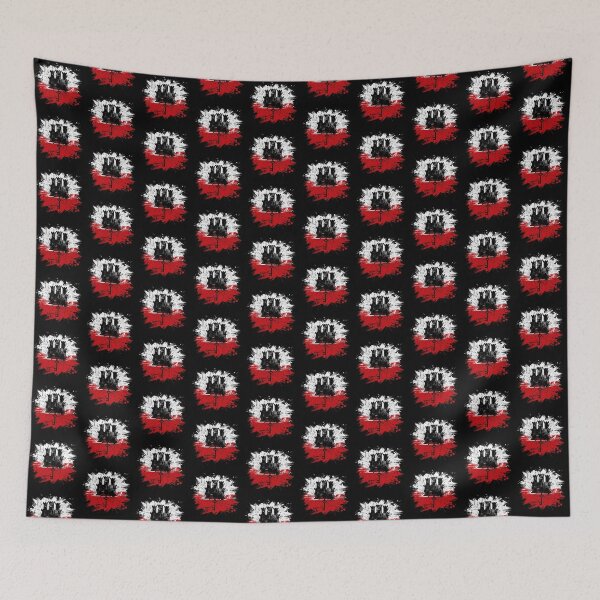 Item preview, Grunge Gibraltar Flag Splatter Paint Art designed and sold by DuckOddity.