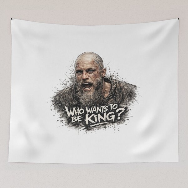 Item preview, Ragnar "Who wants to be king?" designed and sold by garcesrick.