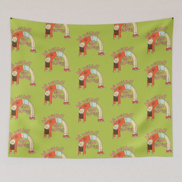 Item preview, Be Weird! Who Cares! designed and sold by Spring Things.