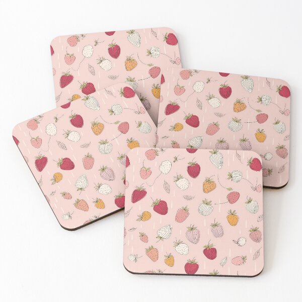 Item preview, Doodle Strawberry Pattern Cottagecore Aesthetic designed and sold by Whimsical Wayfarer.