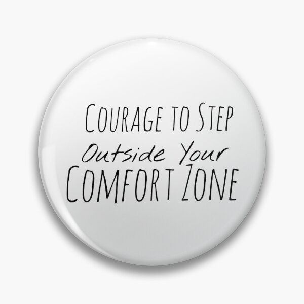 Item preview, Courage to Step Outside Your Comfort Zone – Bravery Affirmation designed and sold by Camila  Ardila.
