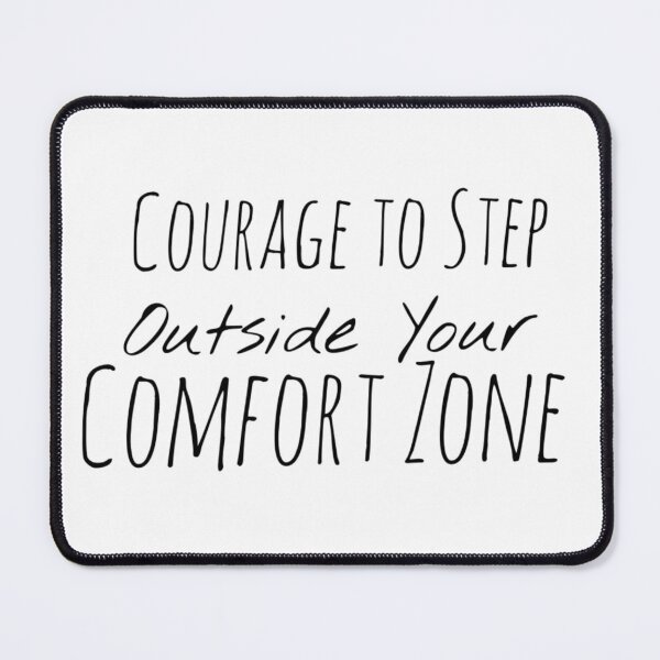 Item preview, Courage to Step Outside Your Comfort Zone – Bravery Affirmation designed and sold by Camila  Ardila.