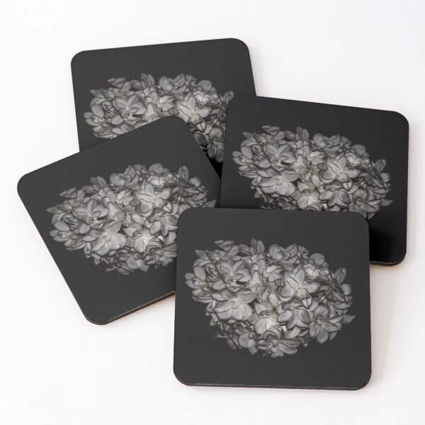 Item preview, Dark Lilac Cluster Floating on Black Background designed and sold by LueNoir.