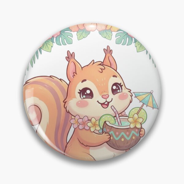 Item preview, Cute Tropical Squirrel with Acorn designed and sold by MyshopnameSell.