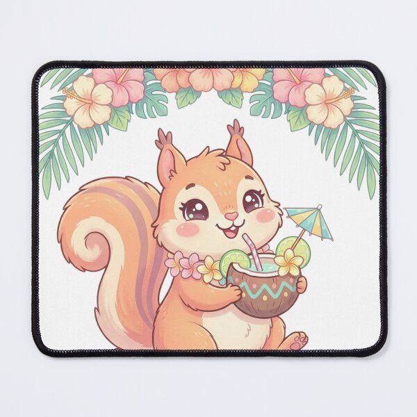 Item preview, Cute Tropical Squirrel with Acorn designed and sold by MyshopnameSell.