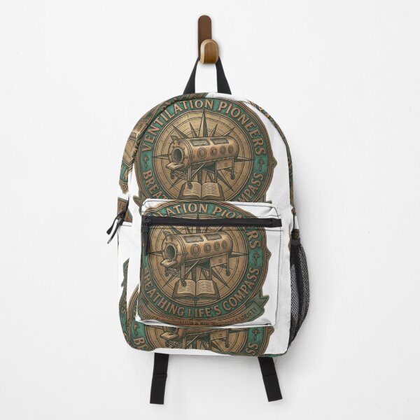 Item preview, Tarnished Bronze Iron Lung Medical History Emblem - Ventilation Pioneers designed and sold by Fatomfatom.