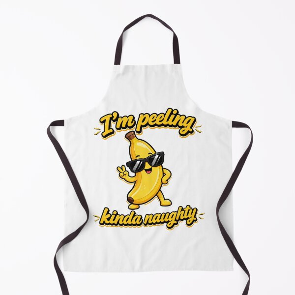Item preview, I’m Peeling Kinda Naughty - Funny Banana Pun Design designed and sold by Nano-Threads.