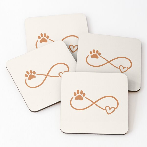 Item preview, Warm Paw Infinity Heart Pet Memory Design designed and sold by Corvoria.