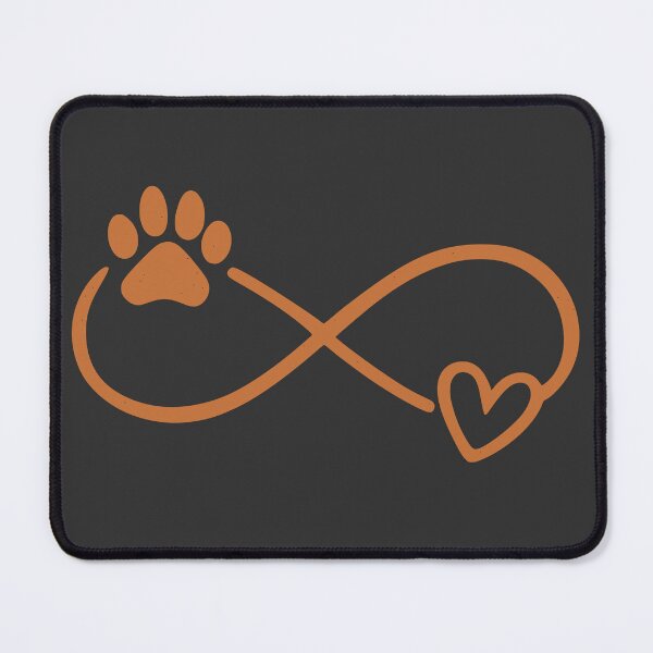 Item preview, Warm Paw Infinity Heart Pet Memory Design designed and sold by Corvoria.