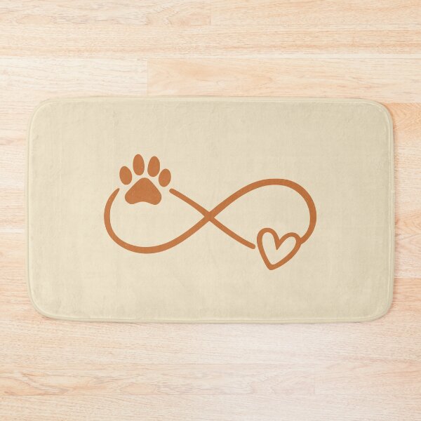 Item preview, Warm Paw Infinity Heart Pet Memory Design designed and sold by Corvoria.