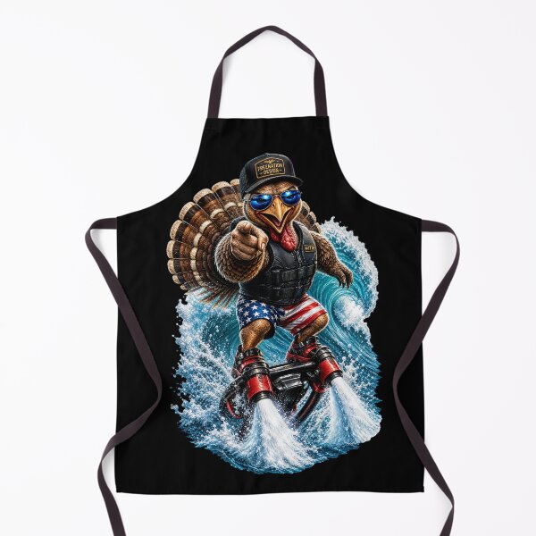 Item preview, Patriotic Flyboard Turkey Surfing Design designed and sold by FREENATION2026.