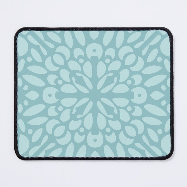 Item preview, Muted Turquoise Abstract Curves and Ovals designed and sold by Doodleblog.
