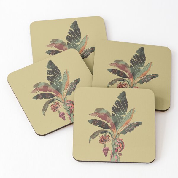Item preview, Summer Banana Tree and Chameleon designed and sold by ellealsopaints.