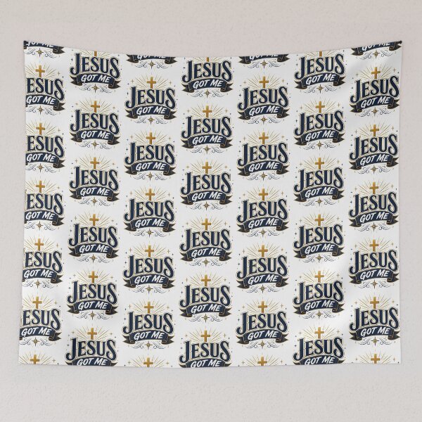 Item preview, Jesus Got Me Christian Faith Quote Design designed and sold by NaphDesigns.