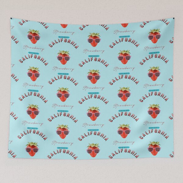 Item preview, California Strawberry Delight - Summer Mood designed and sold by FanitsaArt.
