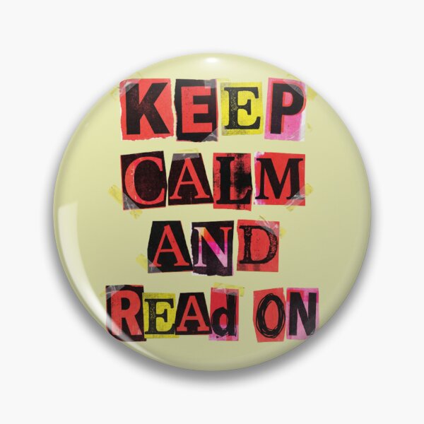 Item preview, Keep Calm And Read On Ransom Note Style designed and sold by d247.