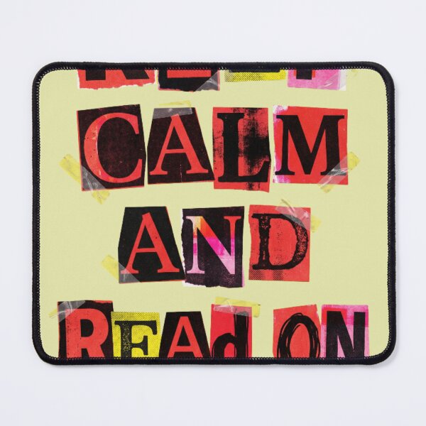 Item preview, Keep Calm And Read On Ransom Note Style designed and sold by d247.