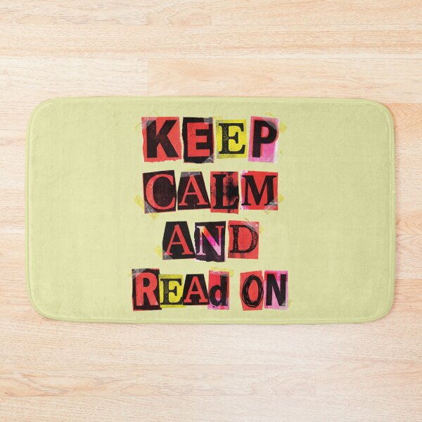 Item preview, Keep Calm And Read On Ransom Note Style designed and sold by d247.