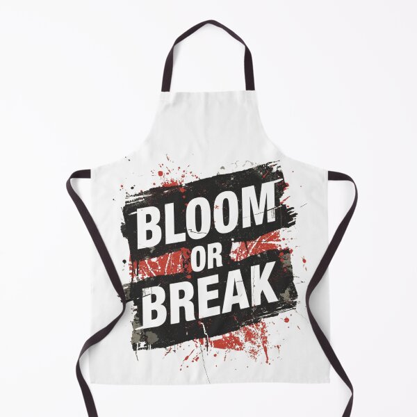 Item preview, Bloom or Break | Dark Motivational Quote | Growth Mindset Design | Resilience Art | Grunge Typography | Mental strength designed and sold by Fernhaven.