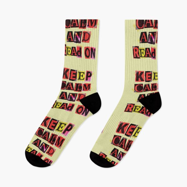 Item preview, Keep Calm And Read On Ransom Note Style designed and sold by d247.
