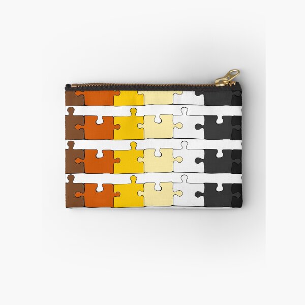 Item preview, Bear Puzzle Pieces Pride Flag designed and sold by HarveyHandcraftsandDesigns.