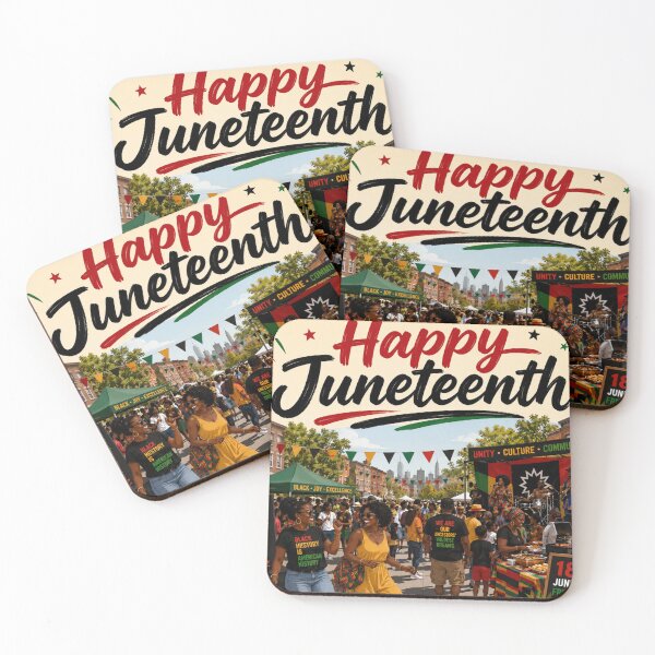 Item preview, Happy Juneteenth  designed and sold by Resilient Roots Customs Oakland.