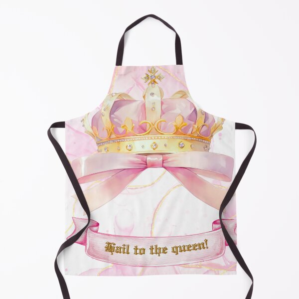 Item preview, Hail To The Queen Golden Crown Pink Ribbon designed and sold by Cherry Emporium.