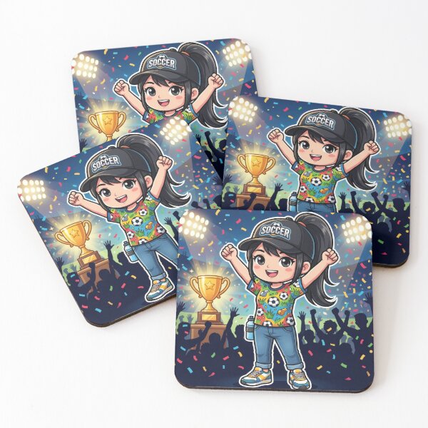 Item preview, Victory Celebration Soccer Chibi Girl designed and sold by Azurart2.