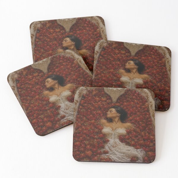 Item preview, Strawberry Serenity | Dreamy Strawberry Bath Art designed and sold by PrincessArte.