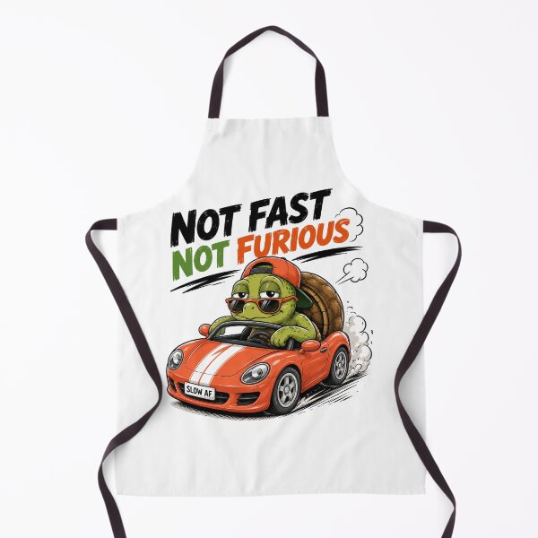 Item preview, Not Fast Not Furious T-Shirt | Funny Turtle Racer designed and sold by JustResultsCo.