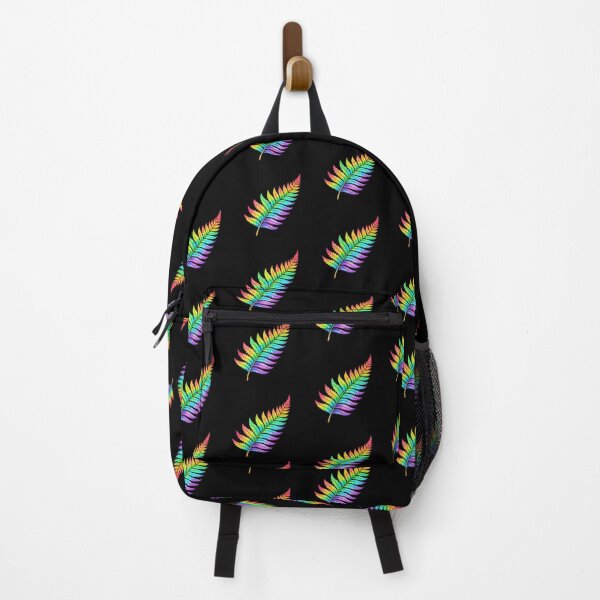Item preview, Rainbow Fern Leaf Colorful Nature Art designed and sold by jgvisualarts.