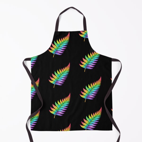 Item preview, Rainbow Fern Leaf Colorful Nature Art designed and sold by jgvisualarts.