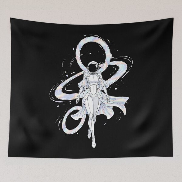 Item preview, Mono Galaxy Astronaut Art designed and sold by Dhenin Studio.