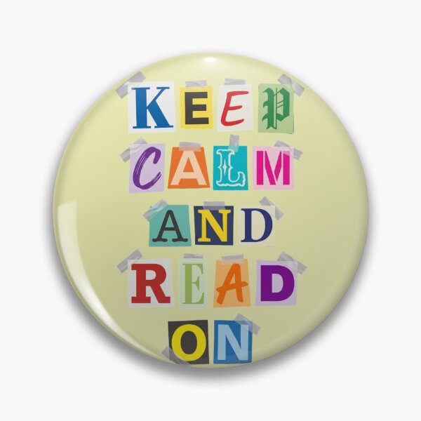 Item preview, Keep Calm And Read On Ransom Note Book Lover designed and sold by d247.