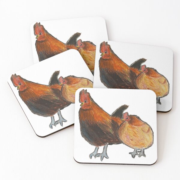 Item preview, Chickens designed and sold by woodland-towers.