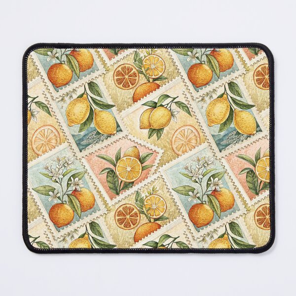 Item preview, Vintage Citrus Postage Stamp designed and sold by Petal & Pattern Co.
