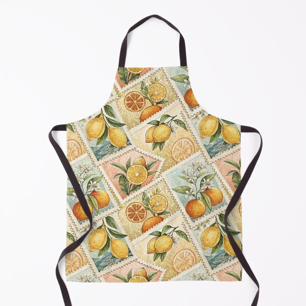 Item preview, Vintage Citrus Postage Stamp designed and sold by Storybook Botanica.
