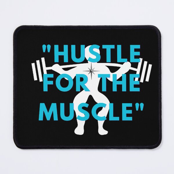 Item preview, Hustle For The Muscle - Bodybuilding Gym Motivation Quote designed and sold by THEGIFTYCreation.