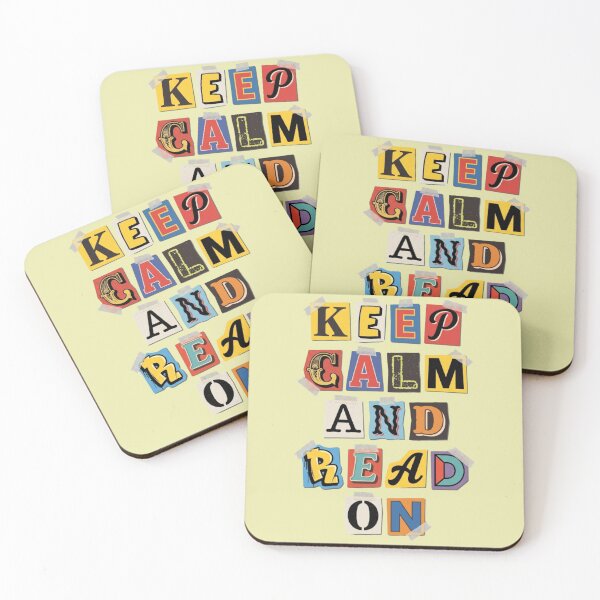 Item preview, Keep Calm And Read On Retro Book Lover Design designed and sold by d247.