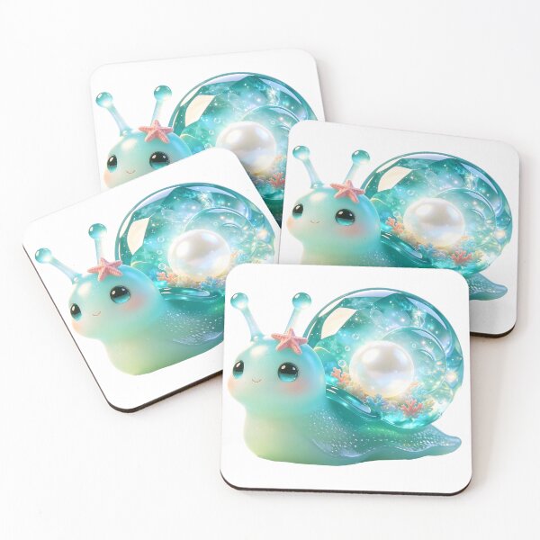 Item preview, Emerald Snail - Mermaid Pearl Ocean Secret designed and sold by ABYSSLAB.