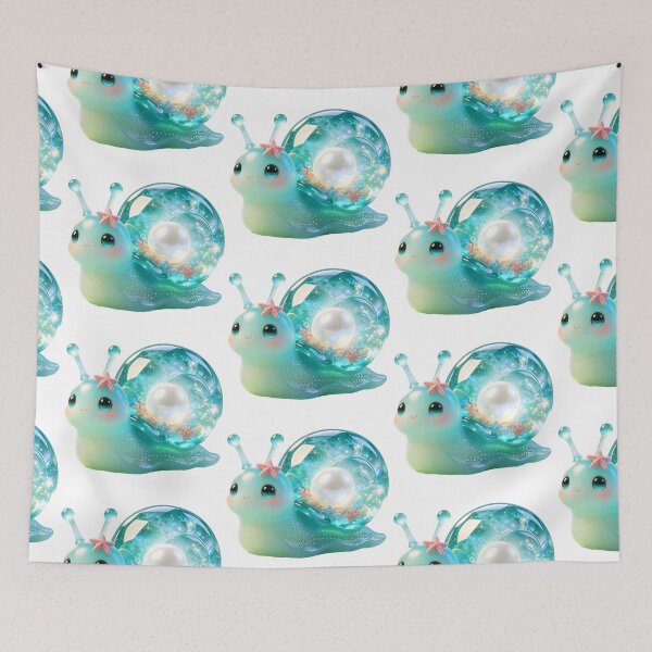 Item preview, Emerald Snail - Mermaid Pearl Ocean Secret designed and sold by ABYSSLAB.