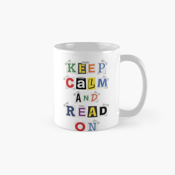 Item preview, Keep Calm and Read On Ransom Note Book Lover designed and sold by d247.